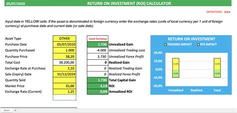 ROI Calculator .